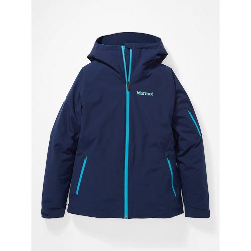 Marmot Refuge Jackets - Womens Ski Jacket Navy CA8497206 Canada